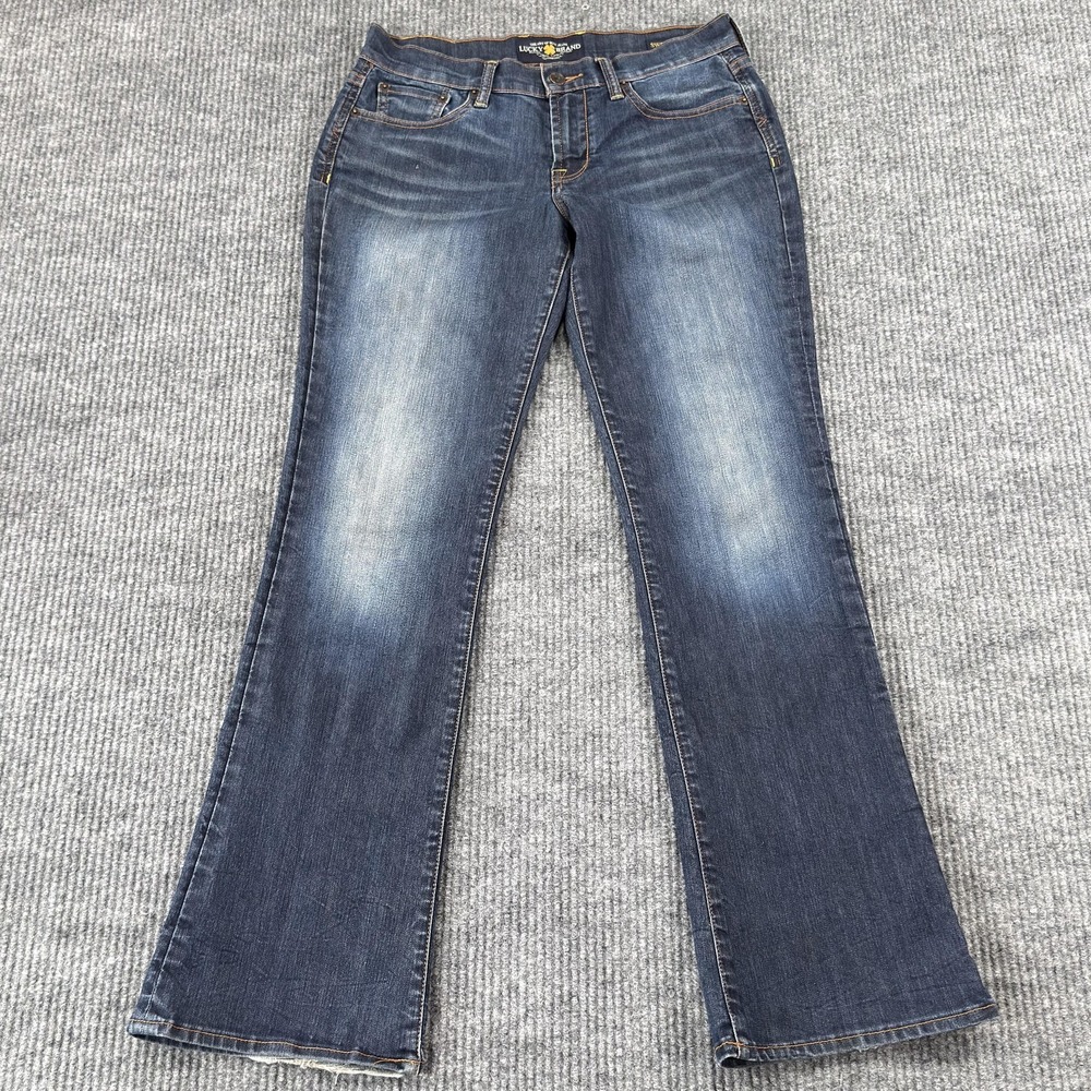 Lucky Brand Sweet N Low Bootcut Jeans Womens 6/28 Blue Medium Wash Stretch Denim